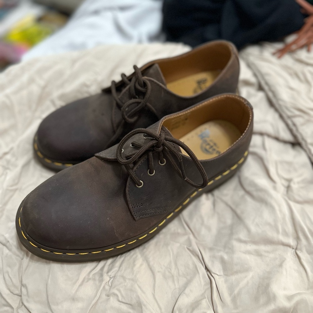 Size 41 brown leather Dr. Martin shoes